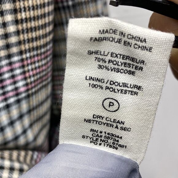 Avec Les Filles Plaid Long Line Coat Small - Picture 3 of 7